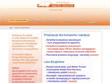 Tablet Screenshot of mastereducator.pl